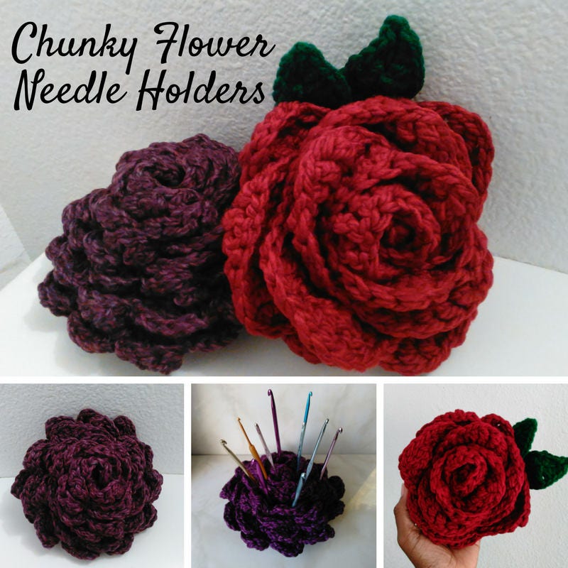 Crochet needle holder